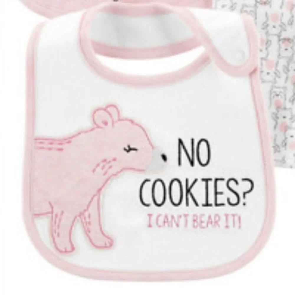 Carter's Baby Girl Water Resistant 3 Pack Bibs